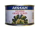 Aegean Stuffed Grape Leaves (Dolmadakia) , 14-Ounce Cans (Pack of 6)