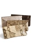 Metallic Envelope Clutch