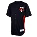MLB Minnesota Twins Short Sleeve Authentic Button Front Cool Base Batting Practice Jersey Boys'