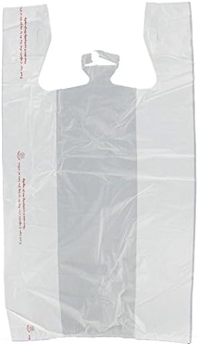 Command Packaging F64WT White 12" x 7" x 22" T-Shirt Bag - 1000 / CS