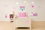 Decofun, Peppa Pig Princess, Giant Wall Stickers