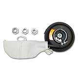 5" Hook & Loop Dual Action 8-Hole Sanding Dust Shroud Attachment for 4" to 5" Angle Grinders