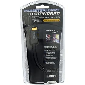 Playstation 3 Monster Cable GameLink HDMI Digital Video/Audio Cable