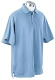 Ashworth Men's Tonal Stripe Short Sleeve Knit Shirt