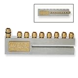 1.5X8 Metal Hanukkah Menorah, With Inner Storage For Cups Made in Israel