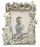3 5 Children's 'ABCD' Picture/photo Frame with Bears, a Train and Other Toys