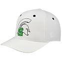 Zephyr Michigan State Spartans White Flurry Fitted Hat