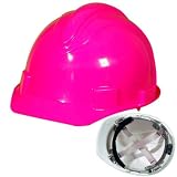 Jackson Safety 3013372 Charger Hard Hat 4 Point Ratchet Suspension - Neon Pink