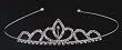 Quinceanera Tiara - Silver Toned - 1 and 1/4in.
