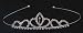 Quinceanera Tiara - Silver Toned - 1 and 1/4in.