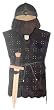 Complete Knight Costume with Metal Rivets