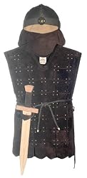 Complete Knight Costume with Metal Rivets