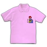 まいまいのどんくさいが28時間放送　ぱぴこＴシャツ ポロシャツ(ライトピンク) M