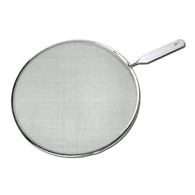 Buy Chef Craft 21072 1-Piece Splatter Screen with Handle, White, 12-Inch