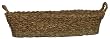 Natural Hand Woven Seagrass Oval Basket 28"x10"x5.5"H