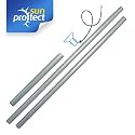 sunprotect Stahlmast-Set Zubeh&ouml;r f&uuml;r Sonnensegel