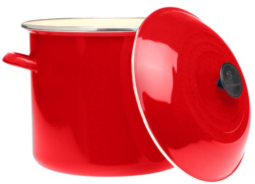 Le Creuset Enamel-on-Steel 12-Quart Covered Stockpot CherryB00004SBJH 