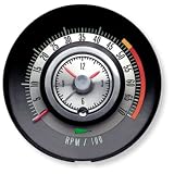 68 Camaro In Dash Tachometer 396/325 or 350 hp (5500 redline)