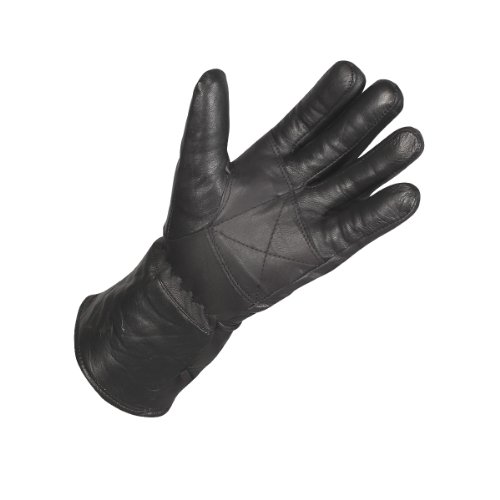Xelement Mens Leather Waterproof Padded / Insulated Gloves - Medium
