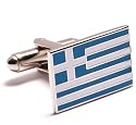 Greek Flag Greece Cufflinks Cuff Links new