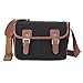 Sanlise Black Waterproof Vintage Canvas Camera Bag Messenger Bag for DSLR Camera and Lens Canon 5DII 7D Nikon D90