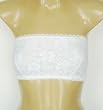 Allover Lace Bandeau Bra Tube Top in Black or White. Sizes S-M-L