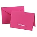 Jean M. Stamped Thank-You Notes - Fuchsia