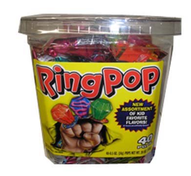 Ring Pops Assorted 40 Count Pops by Buy Candy Wholesale