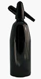 Mosa Black Aluminum 1 Quart Soda Siphon with 10 pack of CO2