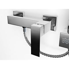 Design Dusch-Armatur SA-033, Wasserhahn mit einhebelmischer Mischbatterie f�r Ihr Bad, Standard Sanit�r-Armatur aus Chrom (verchromt), als Badarmatur / Hahn f�r jede Dusche u. Brause einsetzbar, DAW - Armaturen