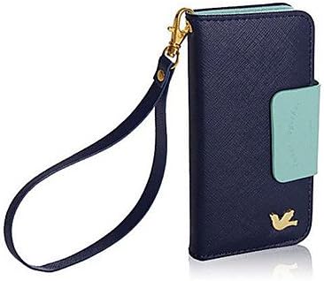 DF® Colorful Little Bird PU Leather Full Body Case with Strap for iPhone 5C(Assorted Colors) ( Color : Dark Blue )