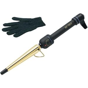 Hot Tools Professional Htg1851 Tapered Curling Iron, Gold Curling Iron, Medium