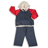Mish Mish - Toddler Boys Long Sleeved Pant Set, Blue, Red