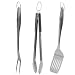 Weber Style 6445 Professional-Grade Stainless-Steel 3-Piece Barbeque Tool Set