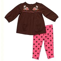 Carter's Pink Floral & Polka Dot Play All Day Set BROWN/MULTI 24 Mo
From carter's
