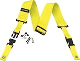 DiMarzio Nylon ClipLock Neon Guitar Strap Yellow