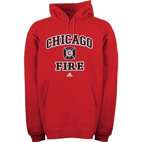 Chicago Fire adidas Red Perpetual Hooded Sweatshirt