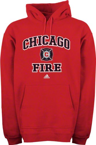 Chicago Fire adidas Red Perpetual Hooded Sweatshirt Chicago Fire adidas Red Perpetual Hooded Sweatshirt