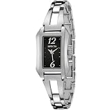 Invicta Women's 0015 Wildflower Collection Black Dial Stainless Steel Watch