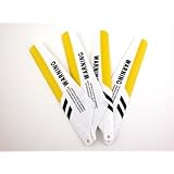 New Syma S107 Metal Frame 3 Channel Infrared Radio Remote Control Helicopter Main Blades Set--yellow Color