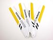 New Syma S107 Metal Frame 3 Channel Infrared Radio Remote Control Helicopter Main Blades Set--yellow Color