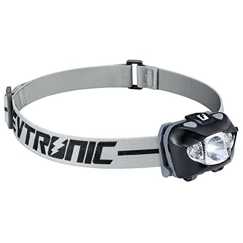 Revtronic 168 lumens LED Headlamp for Camping, Running, Hiking, Reading, 6 Lighting Modes LED Headlamps, Duracell 3 AAA Batteries Included