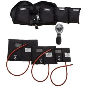 ADC 731 Multikuf Kit 731bklf Bp System, Latex Free, Black, Adult