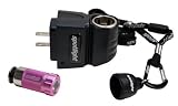Spotlight Home Helper Kit Rechargeable LED Vehicle Light with Lanyard and A/C Wall Charger (Pink)
