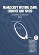 Manuscript Writing Using EndNote and Word