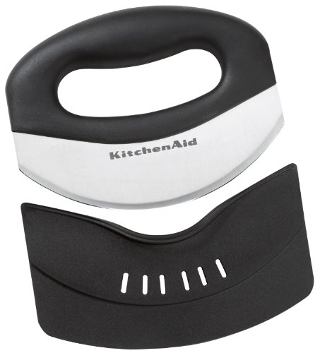 KitchenAid Cook's Series Mezzaluna and Sheath, Black