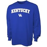 Kentucky Wildcats Royal Blue Arch Letter Long Sleeve T-shirt
