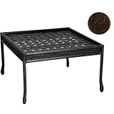 Windham Castings Provence Cast Top Coffee Table Frame Only, Spice
