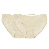 Ecoland Womens Organic Cotton Hipster Underwear (2 pcs/pack) - Natural Only