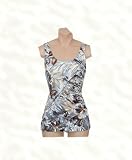 It Figures! Tummy Thinner Collection Caravan Diagonal Sheath Style Swimsuit RETAIL VALUE $115